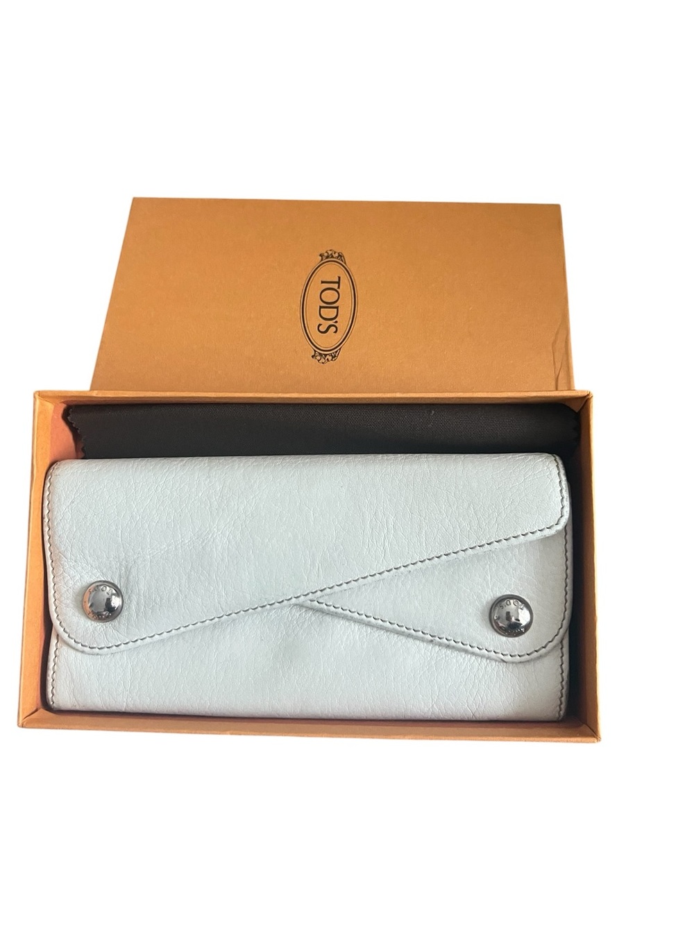 TOD’S Envelope Long Leather Wallet